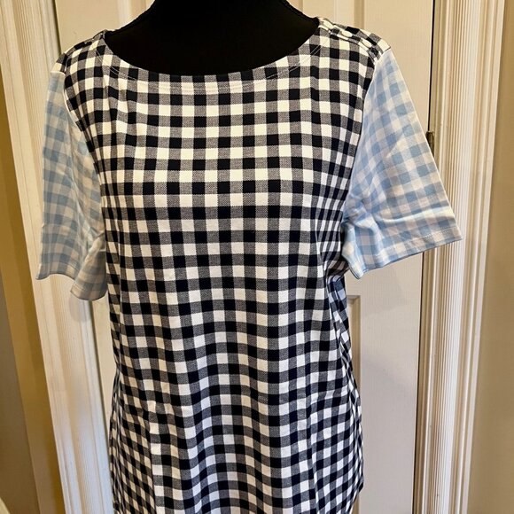 Charter Club Women's Top Checkered Pattern Size LG NWT - Picture 1 of 5